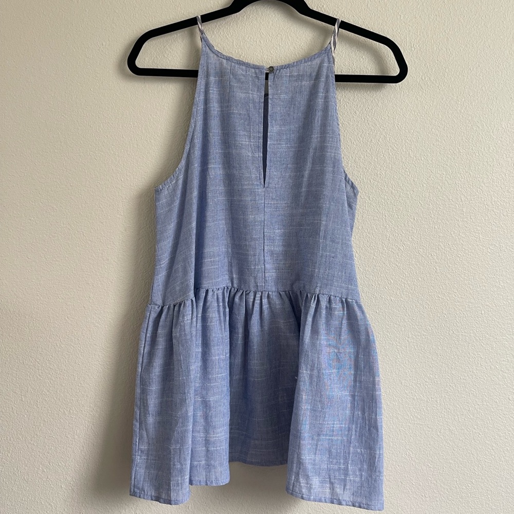 ALTERD STATE blue linen tank top